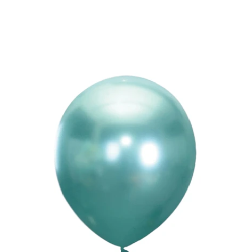 Globos Cromados 25pcs 23cm Verde-1