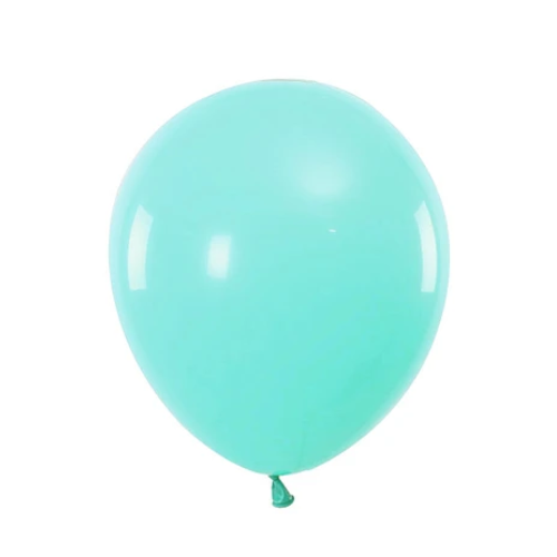 Globos De Latex 23cm 12pcs Turquesa-0