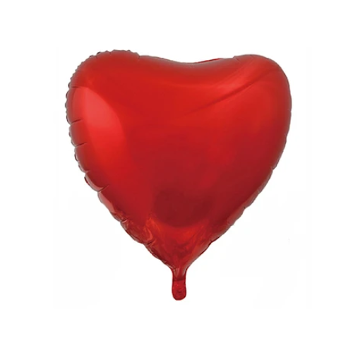 Globo Metalico Corazón Rojo 18Pulgadas-0