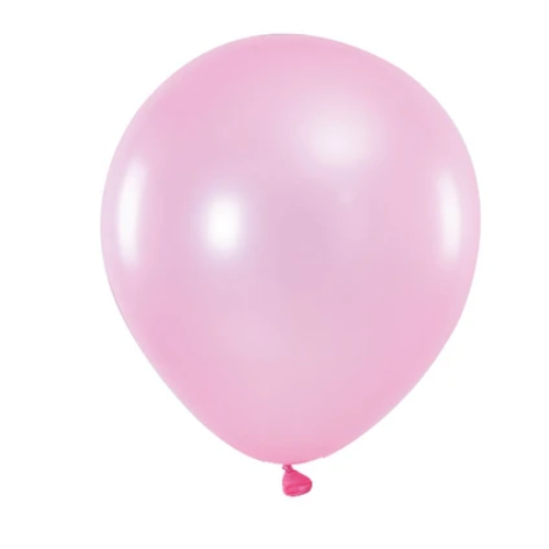 Globos De Latex Rosa Brillante 23cm 12pcs-0