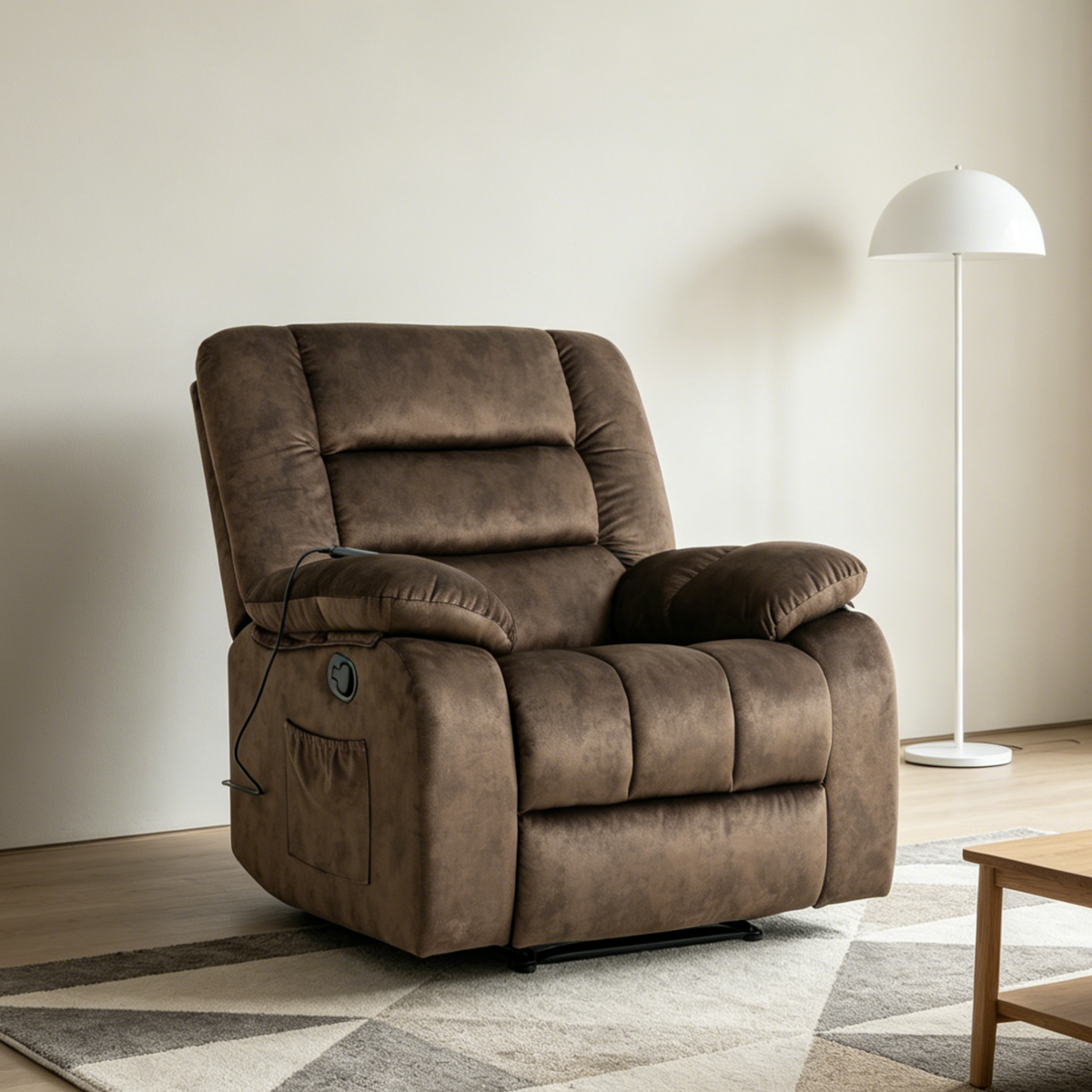Sillon bergere Hemingway masajeador 8 puntos calor lumbar-7