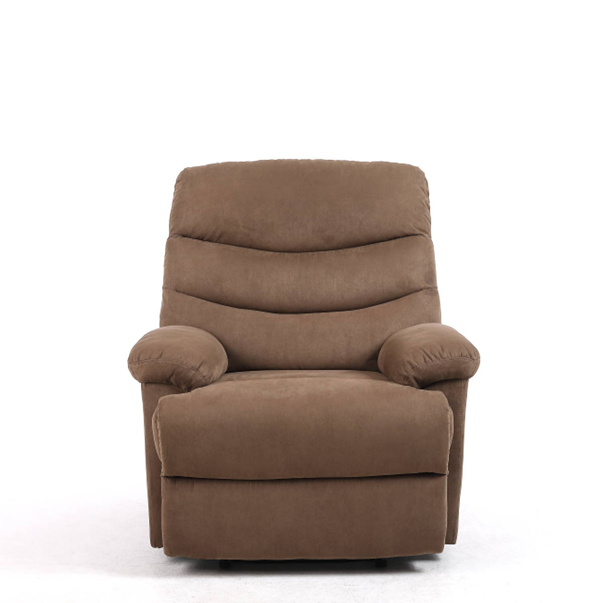 Bergere compacto reclinable Austen microfibra café-1