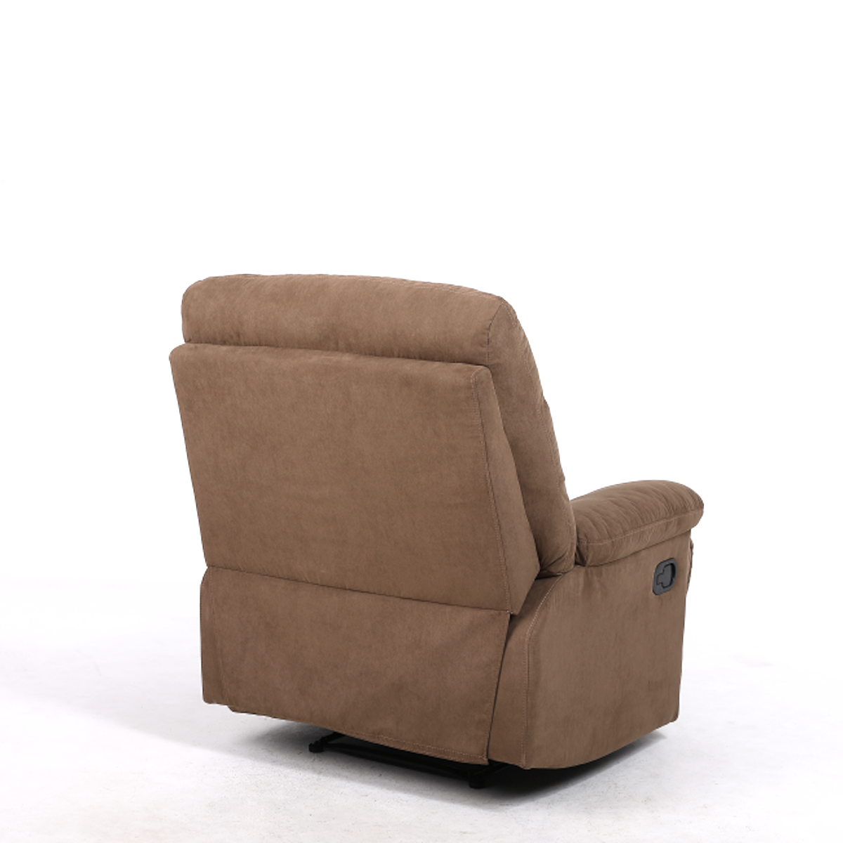 Bergere compacto reclinable Austen microfibra café-3