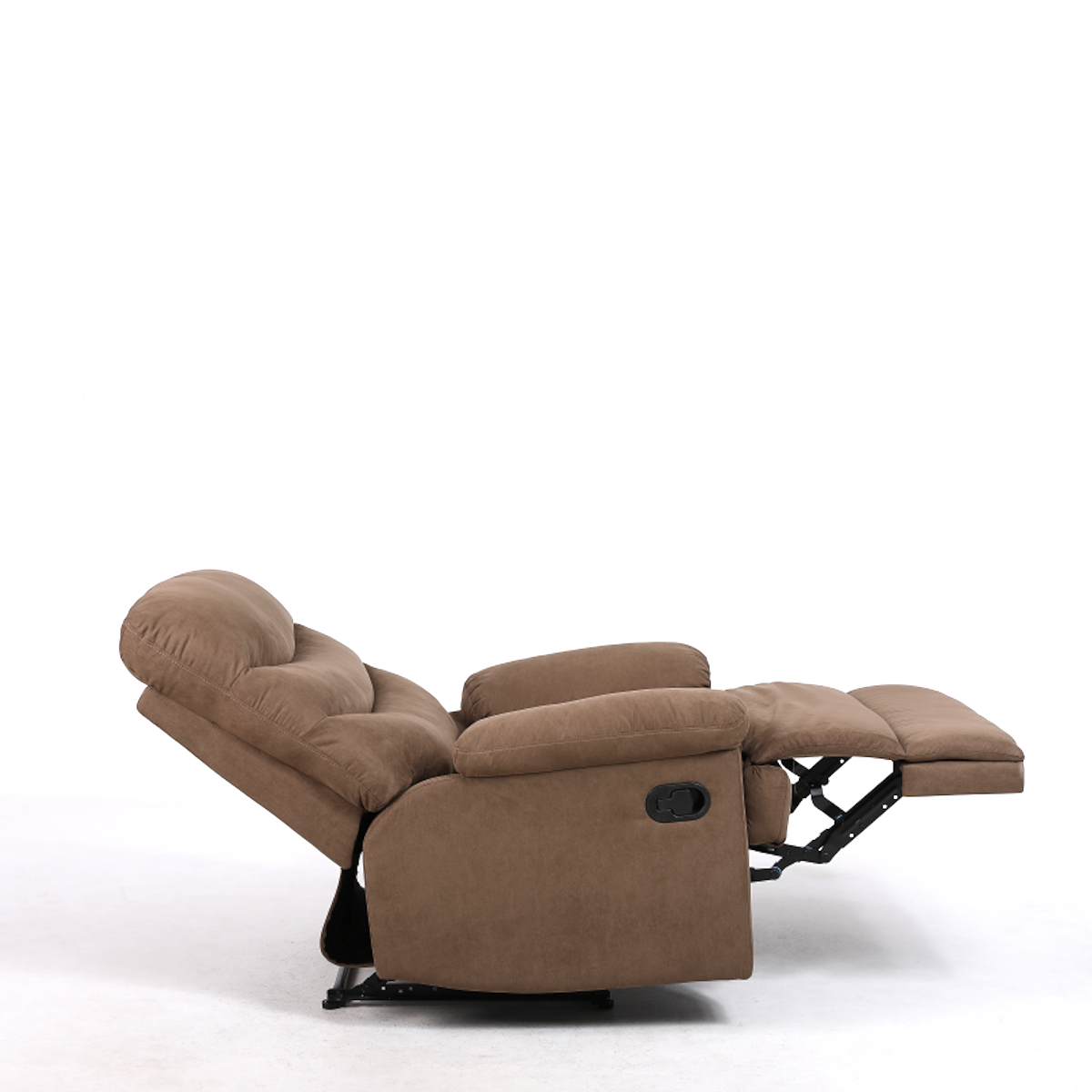 Bergere compacto reclinable Austen microfibra café-5