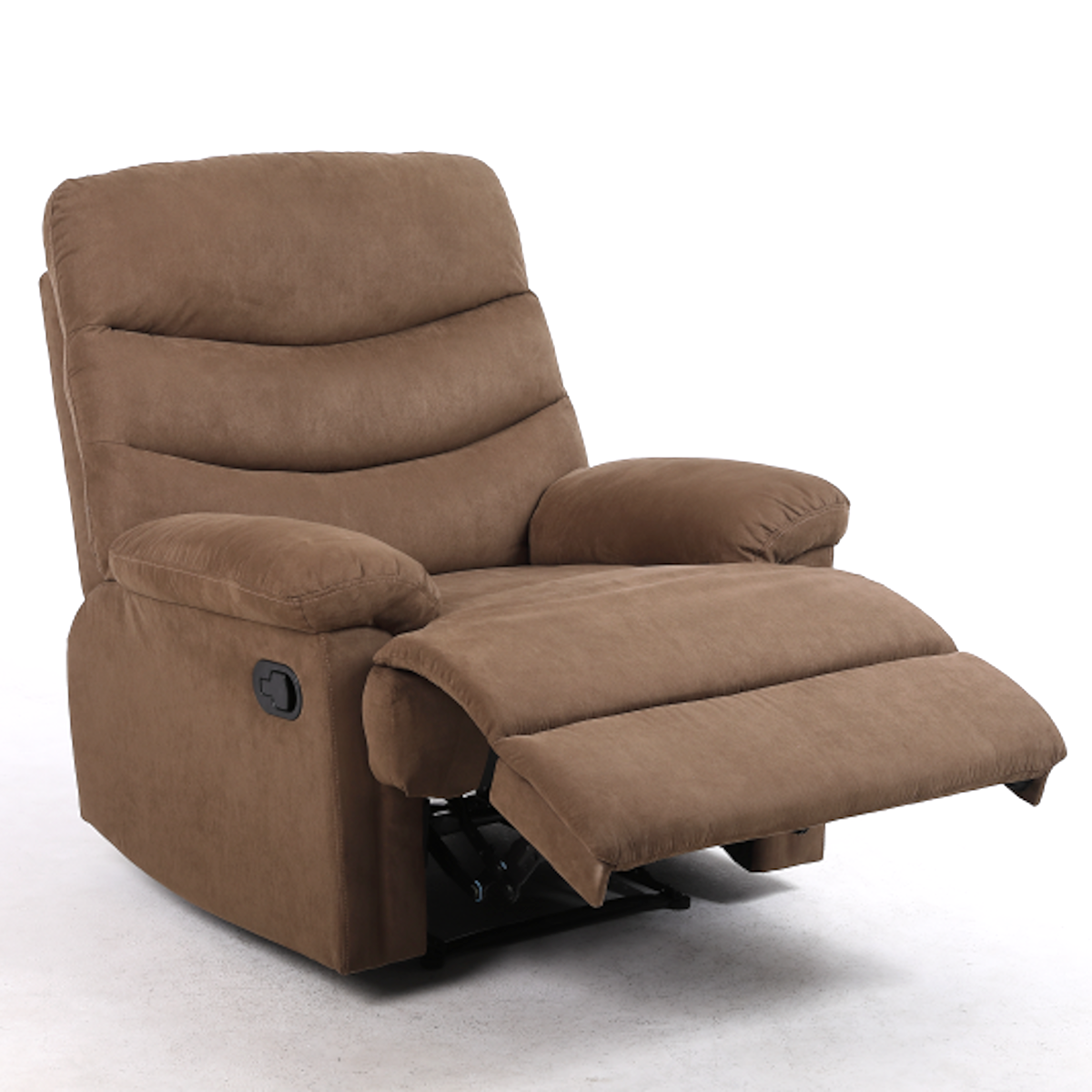 Bergere compacto reclinable Austen microfibra café-7