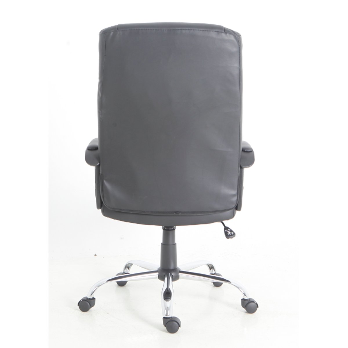 Silla Ejecutiva Hamilton respaldo alto y mecedora ecocuero negro-4