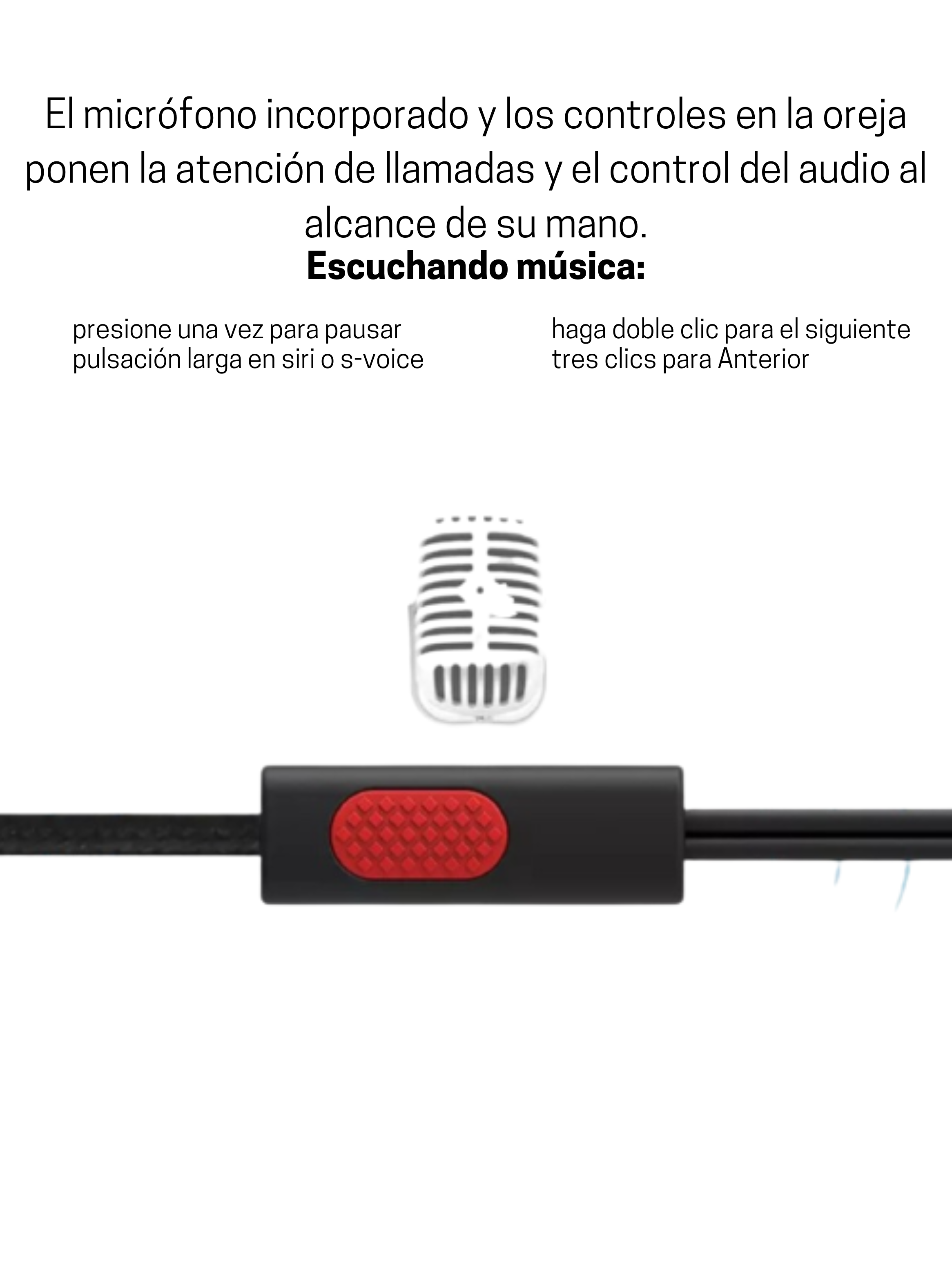 Audifonos in-ear  jack 3.5mm Negro-5