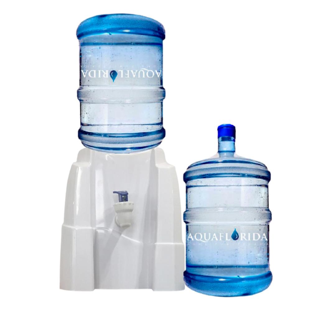 Dispensador Blanco para bidón de 20 Ltrs + 2 bidones 20Ltrs-0