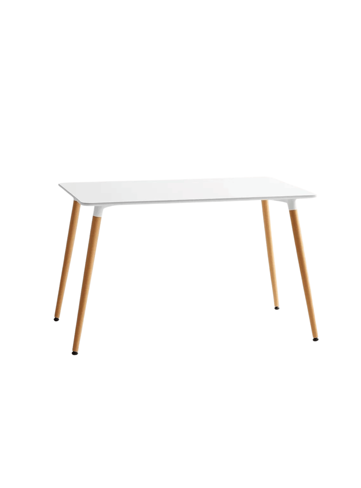 Mesa de Comedor Eames Rectangular Nordica 120cm MDF con Patas de Madera-0