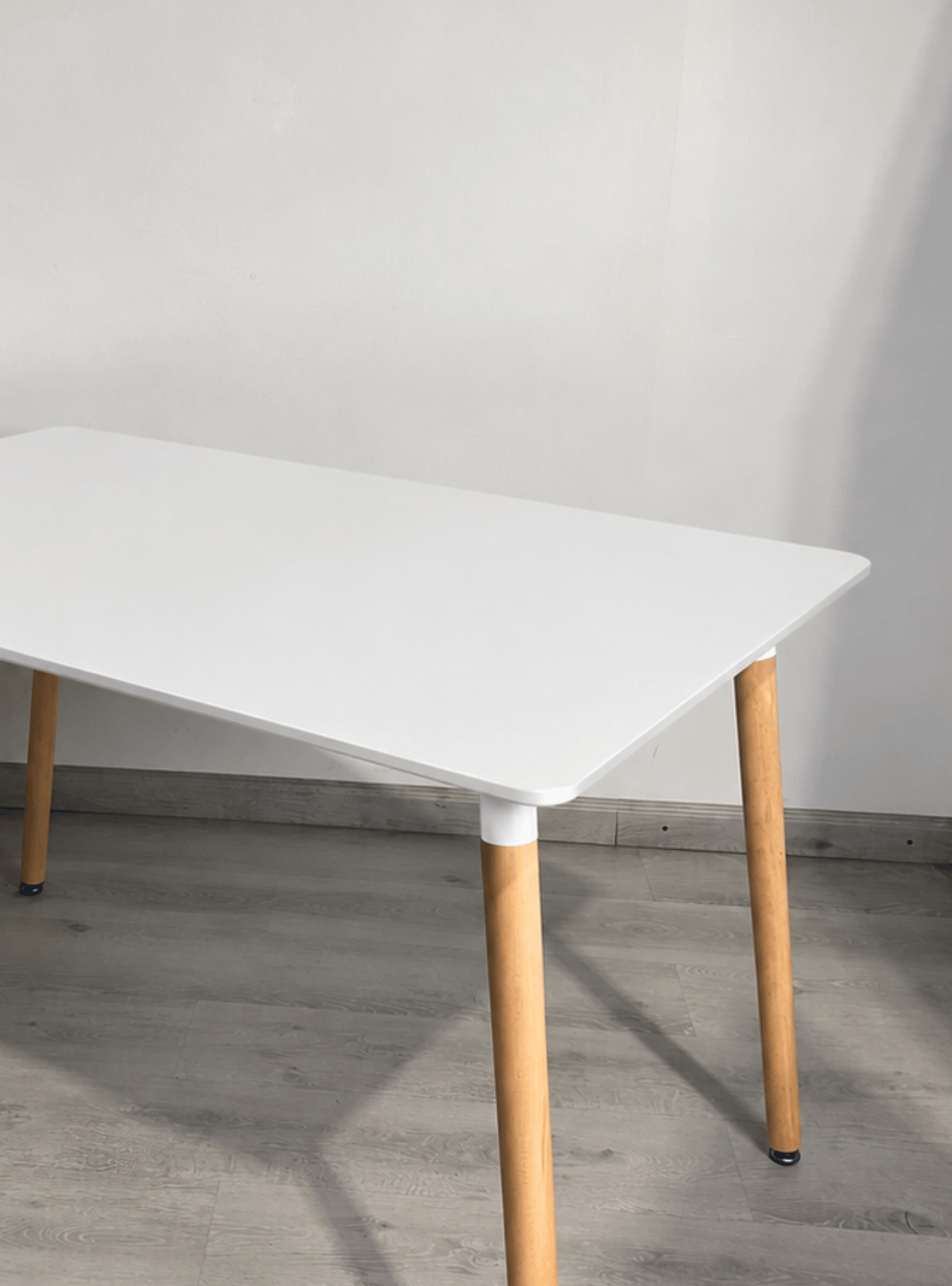 Mesa de Comedor Eames Rectangular Nordica 120cm MDF con Patas de Madera-3