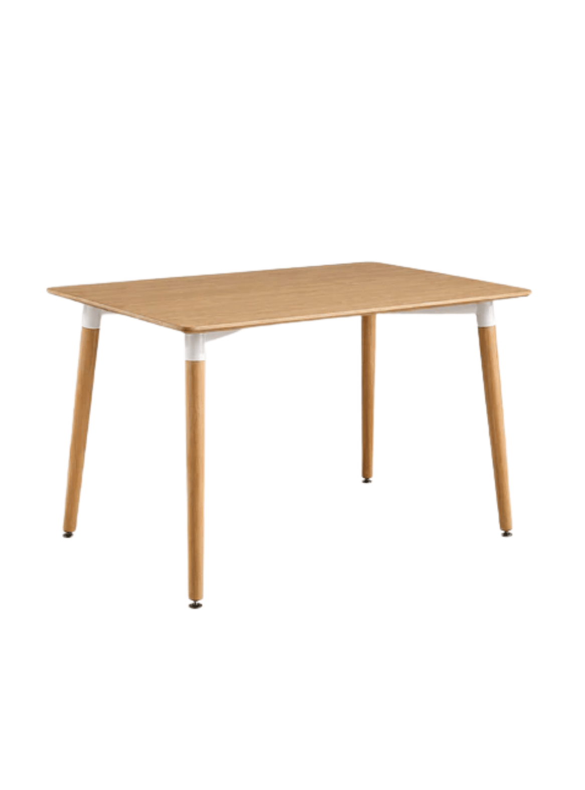 Mesa de Comedor Eames Rectangular Nordica 120cm MDF con Patas de Madera-0