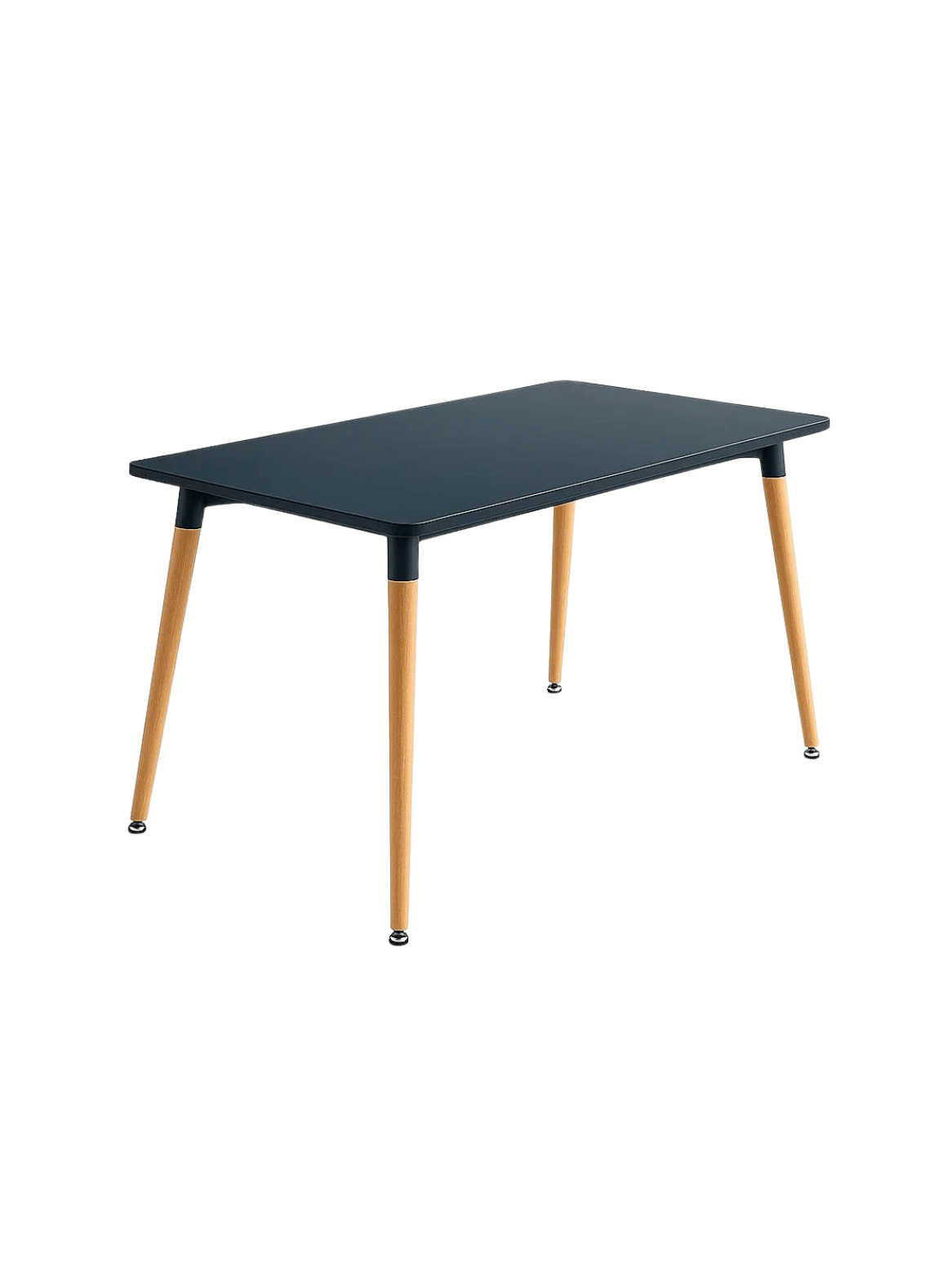 Mesa de Comedor Eames Rectangular Nordica 120cm MDF con Patas de Madera-0
