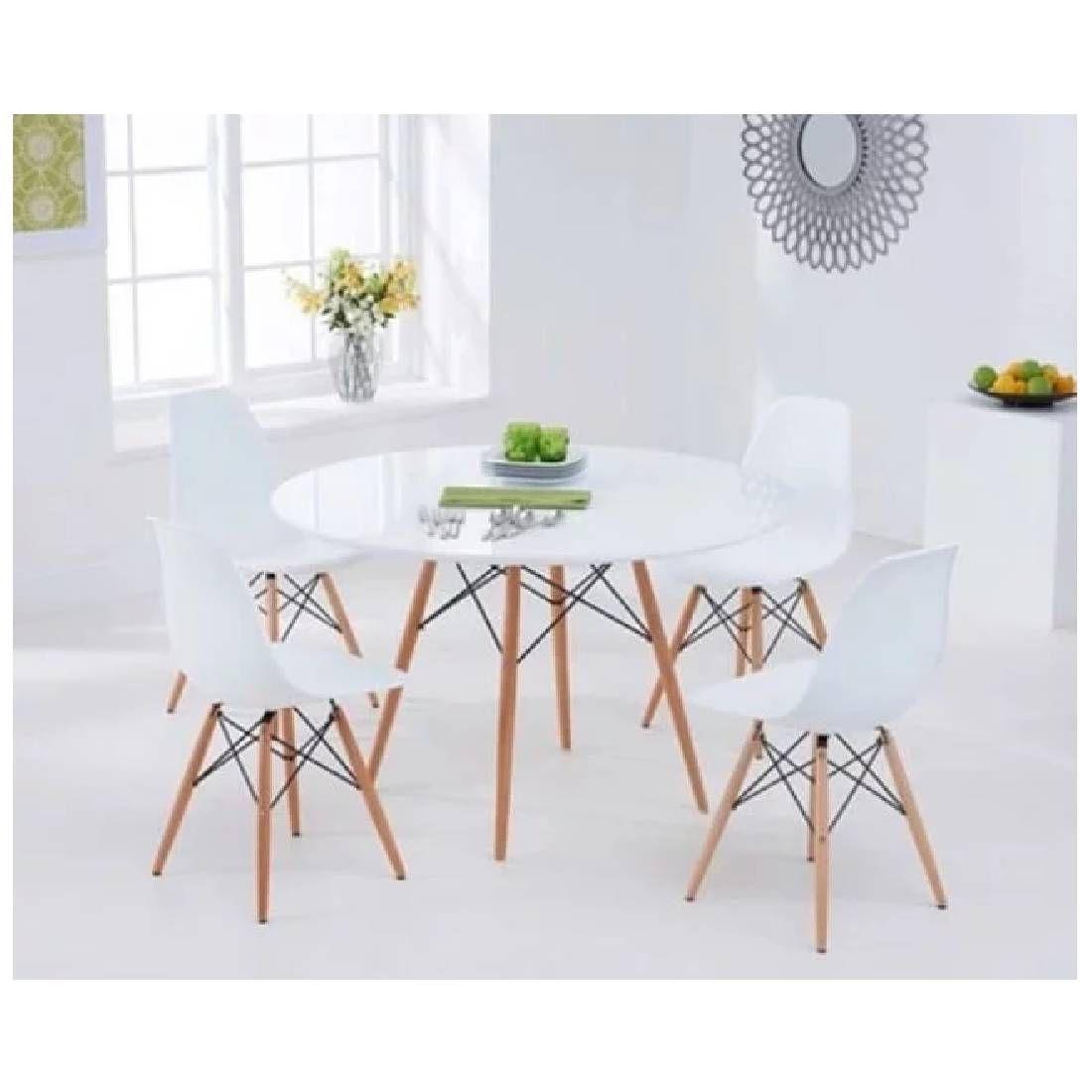 Mesa de Comedor Round 100cm Negro-2