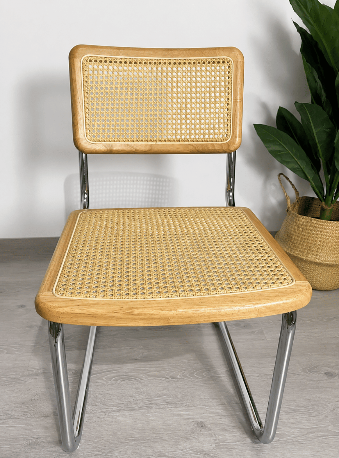 Sillas de Comedor Ratan Natural Madera y Acero Estilo Nordico Breuer-3