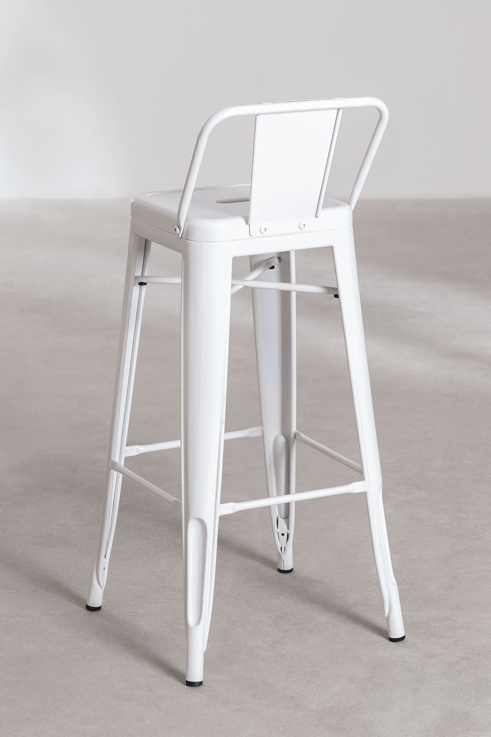 Taburete Tolix 77 Cm Blanco-1