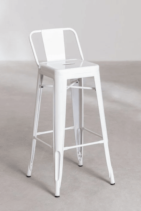 Taburete Tolix 77 Cm Blanco-2