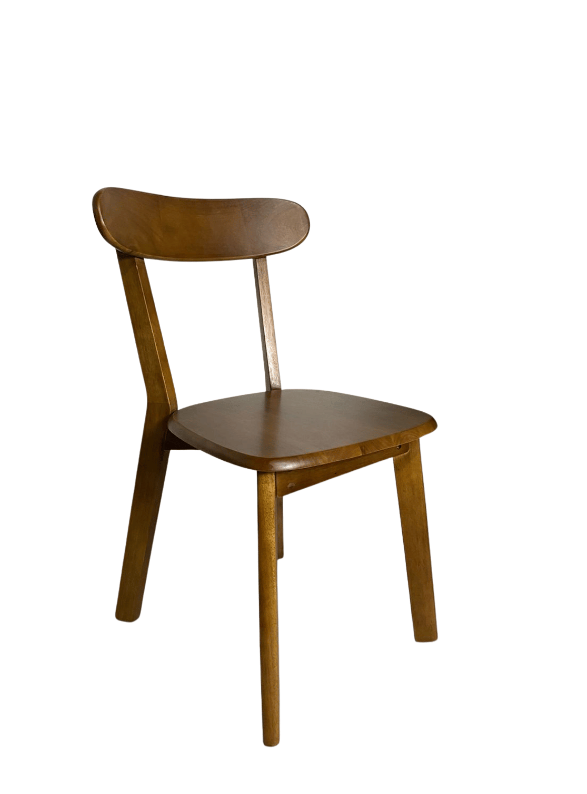 Silla de Comedor Nórdica de Madera Natural Maciza Fresno para Comedor, Living y Cafeteria-0