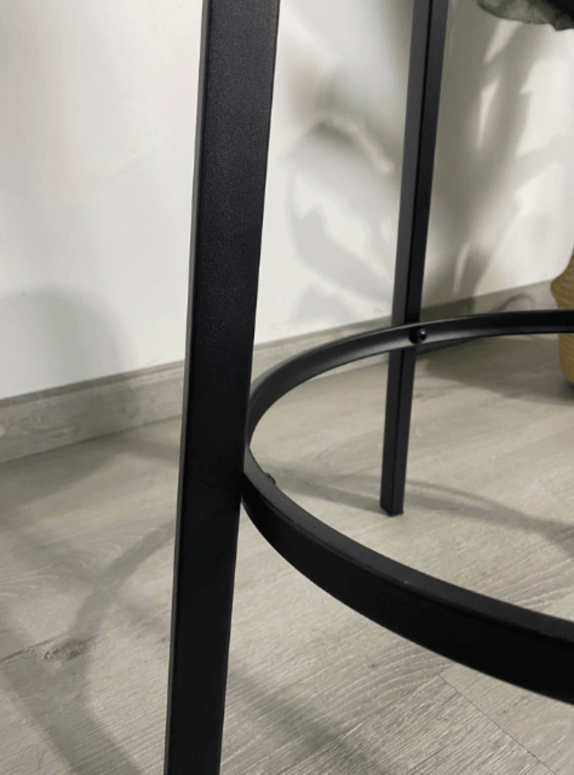Taburete de Bar Industrial 75 cm Madera y Metal Piso Alto para Barra Cocina y Quincho Elipse-7