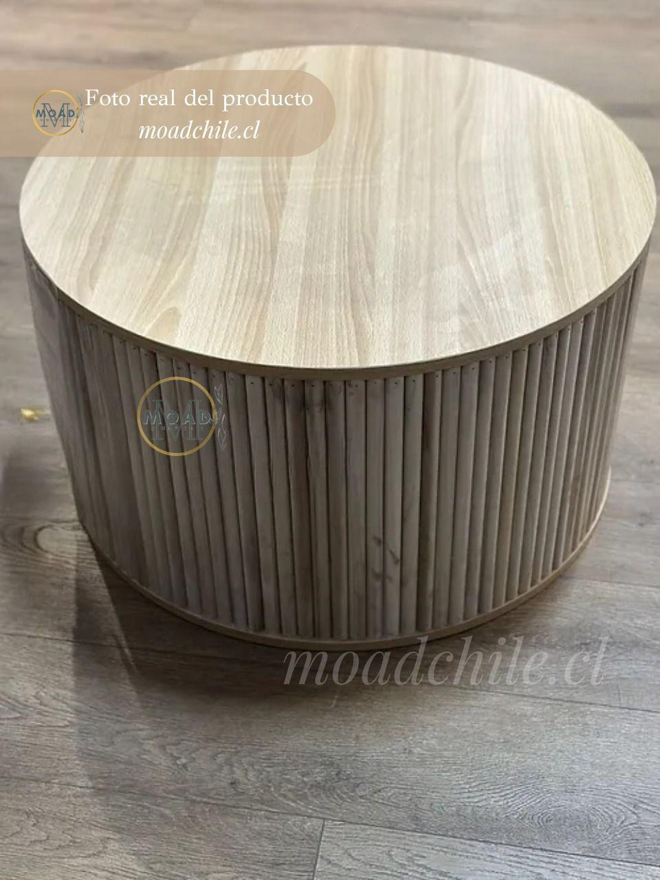 Mesa de centro redonda Tirsa Natural-3