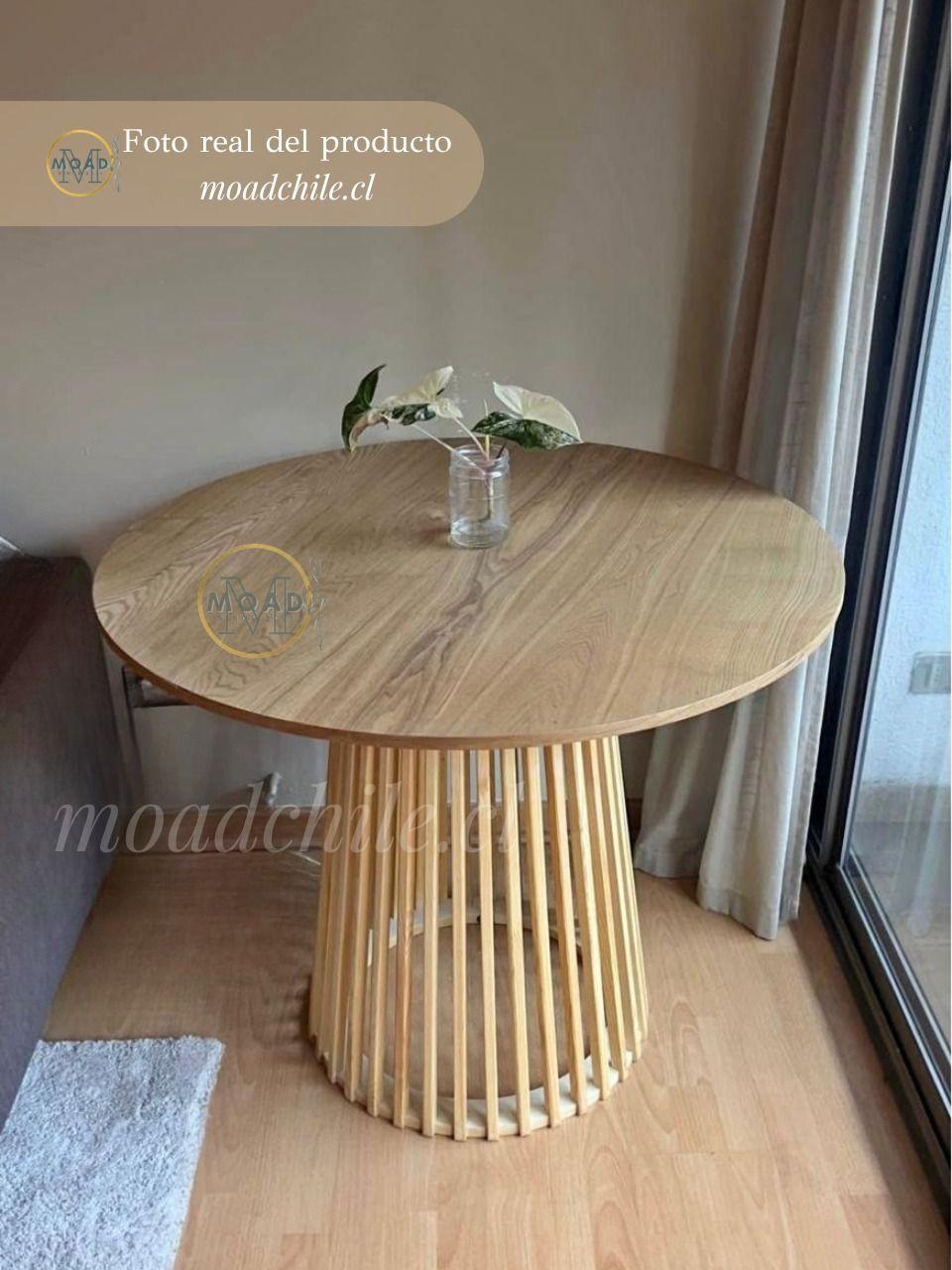 Mesa de Comedor Ibai Natural 90cm-5