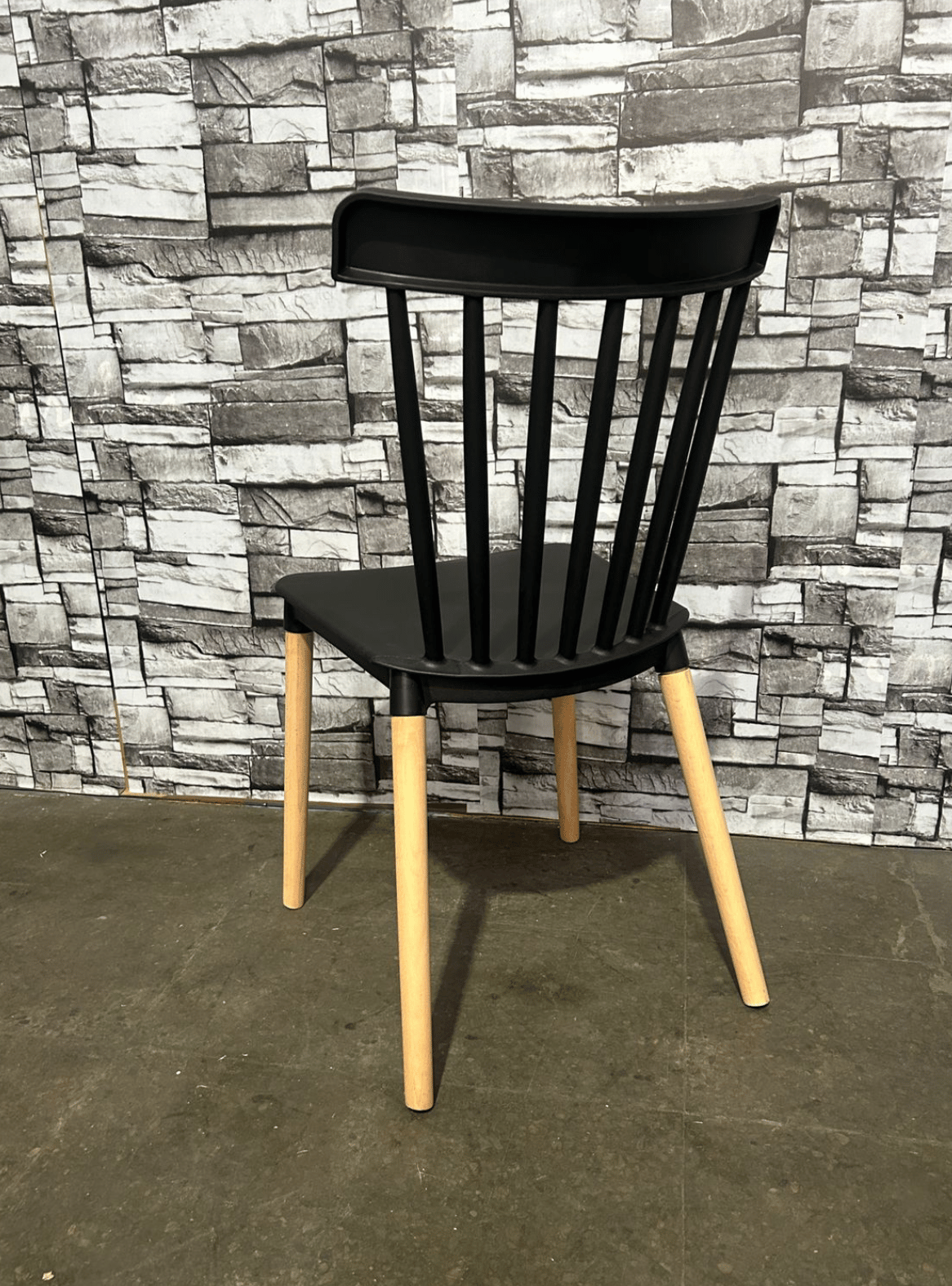 Pack 6 Sillas de Comedor Windsor N rdica de Polipropileno con Patas de Madera-4