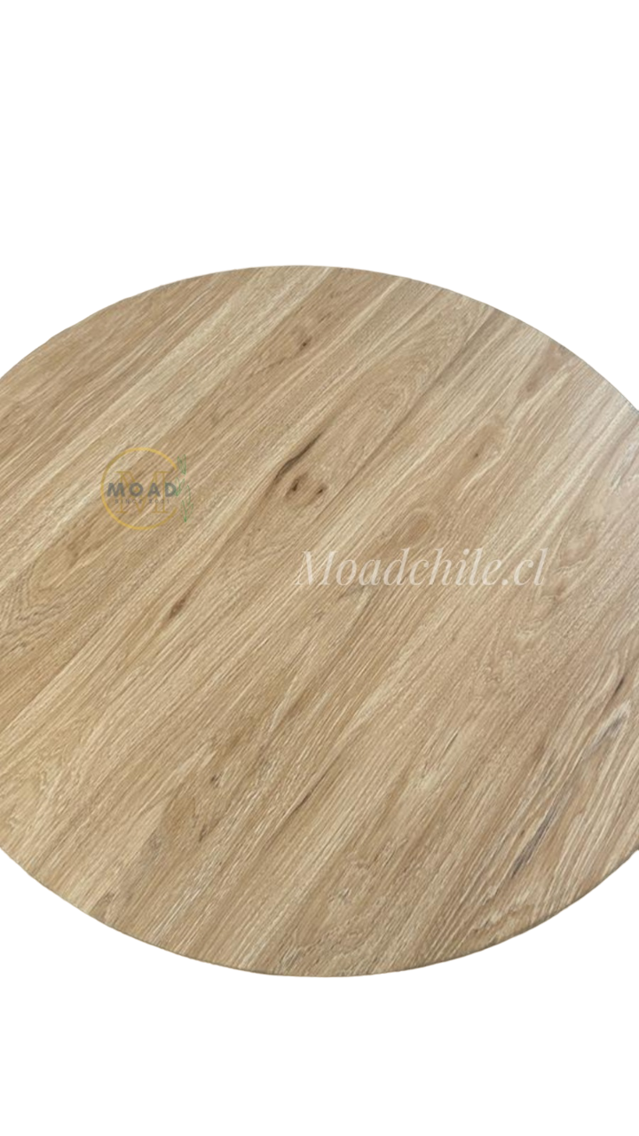 Mesa Eames Redonda Madera 80 Cm-3