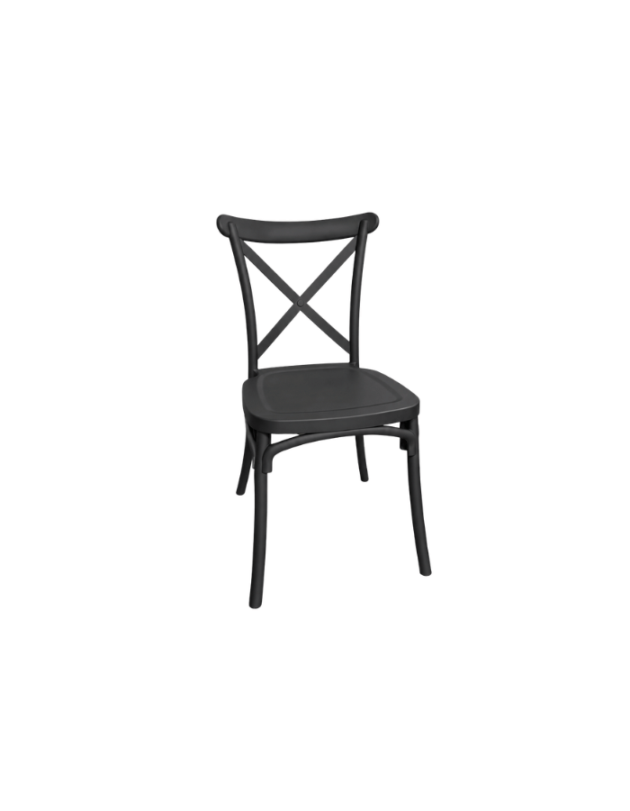 Silla de Comedor Restaurante Terraza Danubio Polipropileno Interior y Exterior 150kg-0