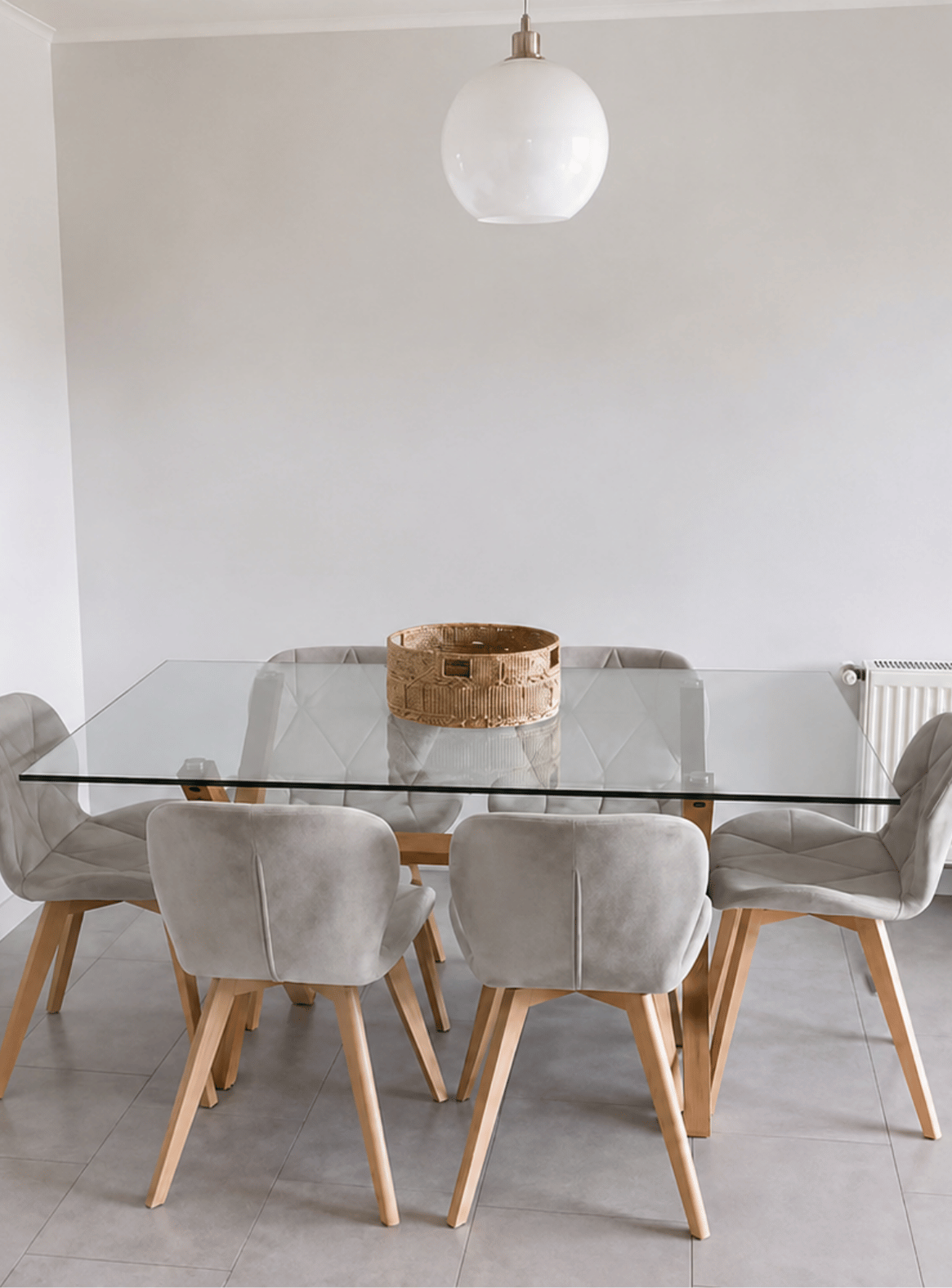 Pack 6 Sillas de Comedor Mariposa Tapizada en Felpa Terciopelo Nordico con patas de madera-2