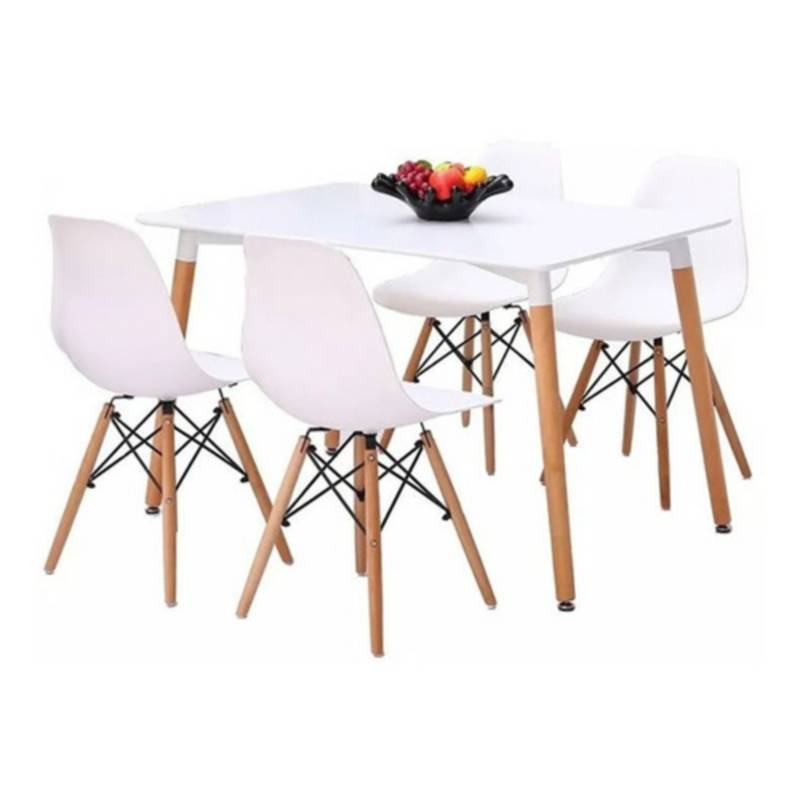 Mesa Eames Rectangular Blanca 120 Cm-3