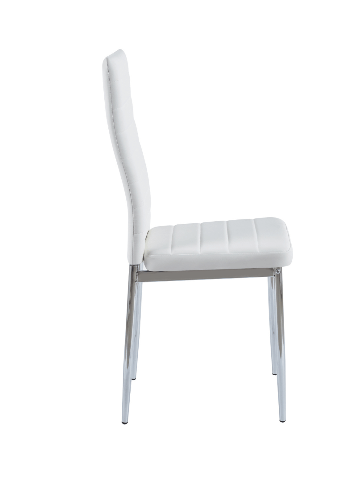 Pack 4 Sillas de Comedor Ecocuero con patas cromadas - Dining Liana-3