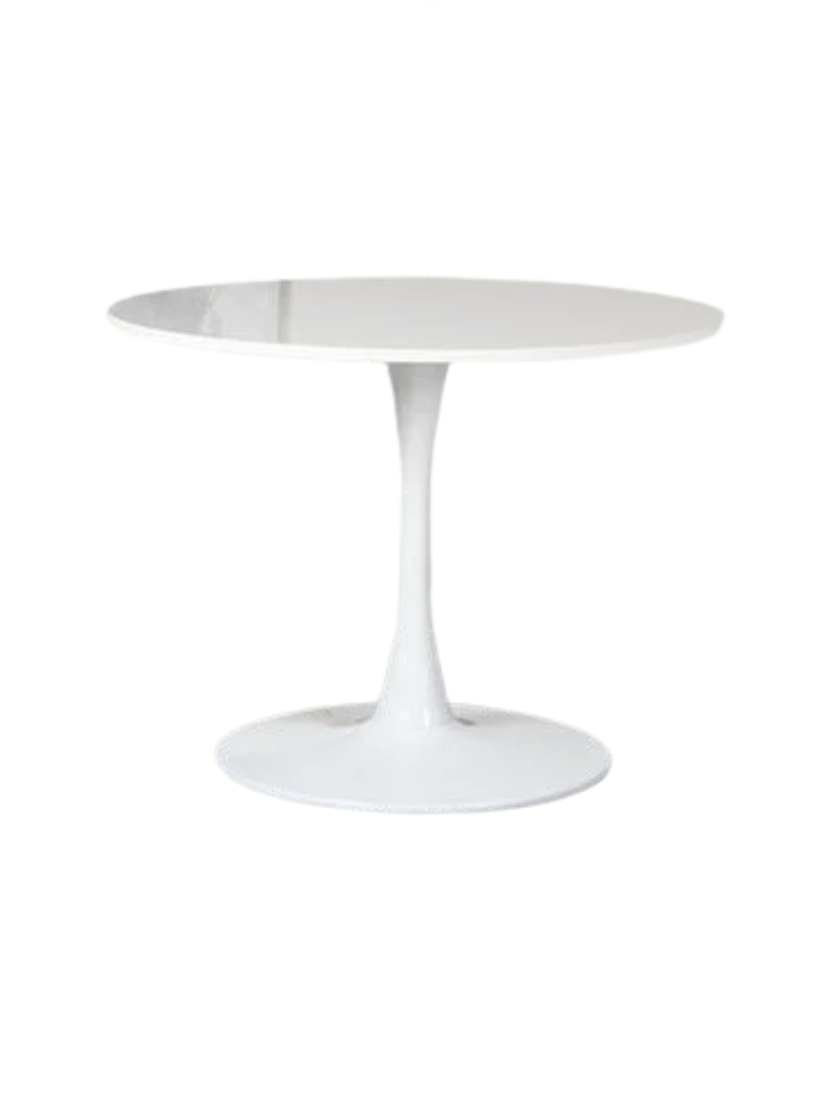 Mesa Comedor Redonda Tulip 100 cm con Base Pedestal de Acero-0