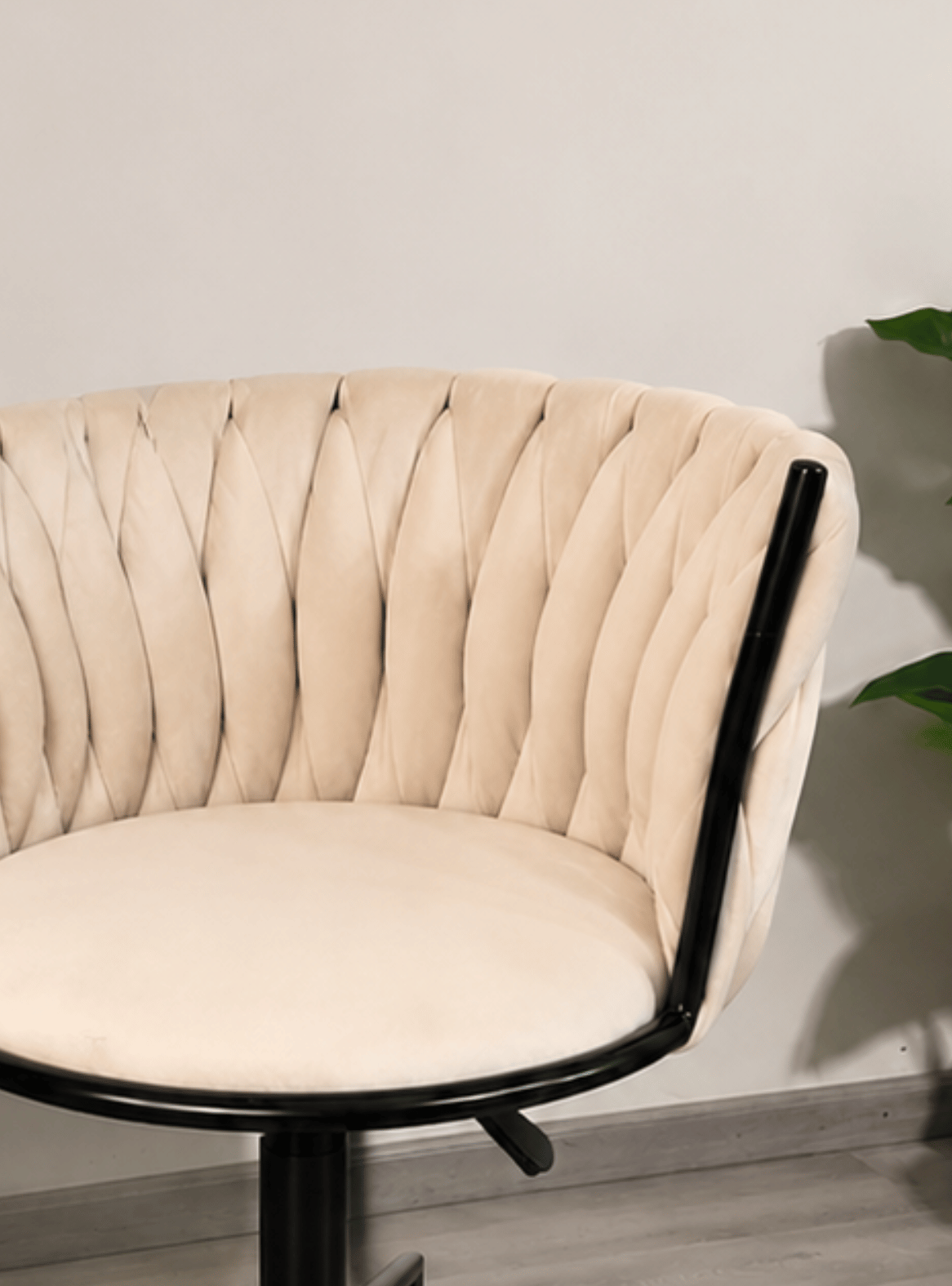 Silla de Escritorio Queen Giratoria 360 Altura Regulable con Ruedas y Base Negra-6