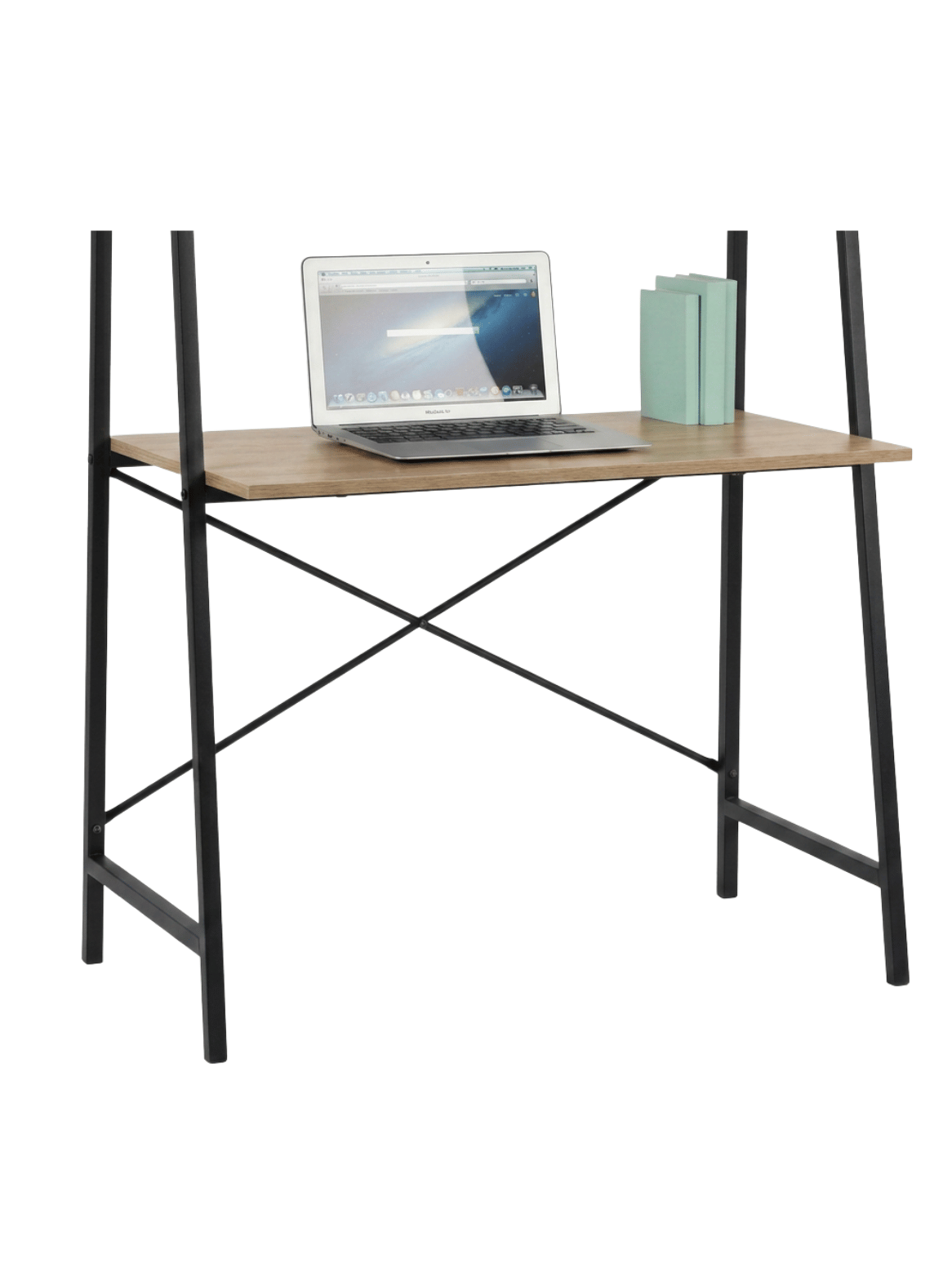 Escritorio Multifuncional Home Office con Estantería y 3 Repisas Lía-4