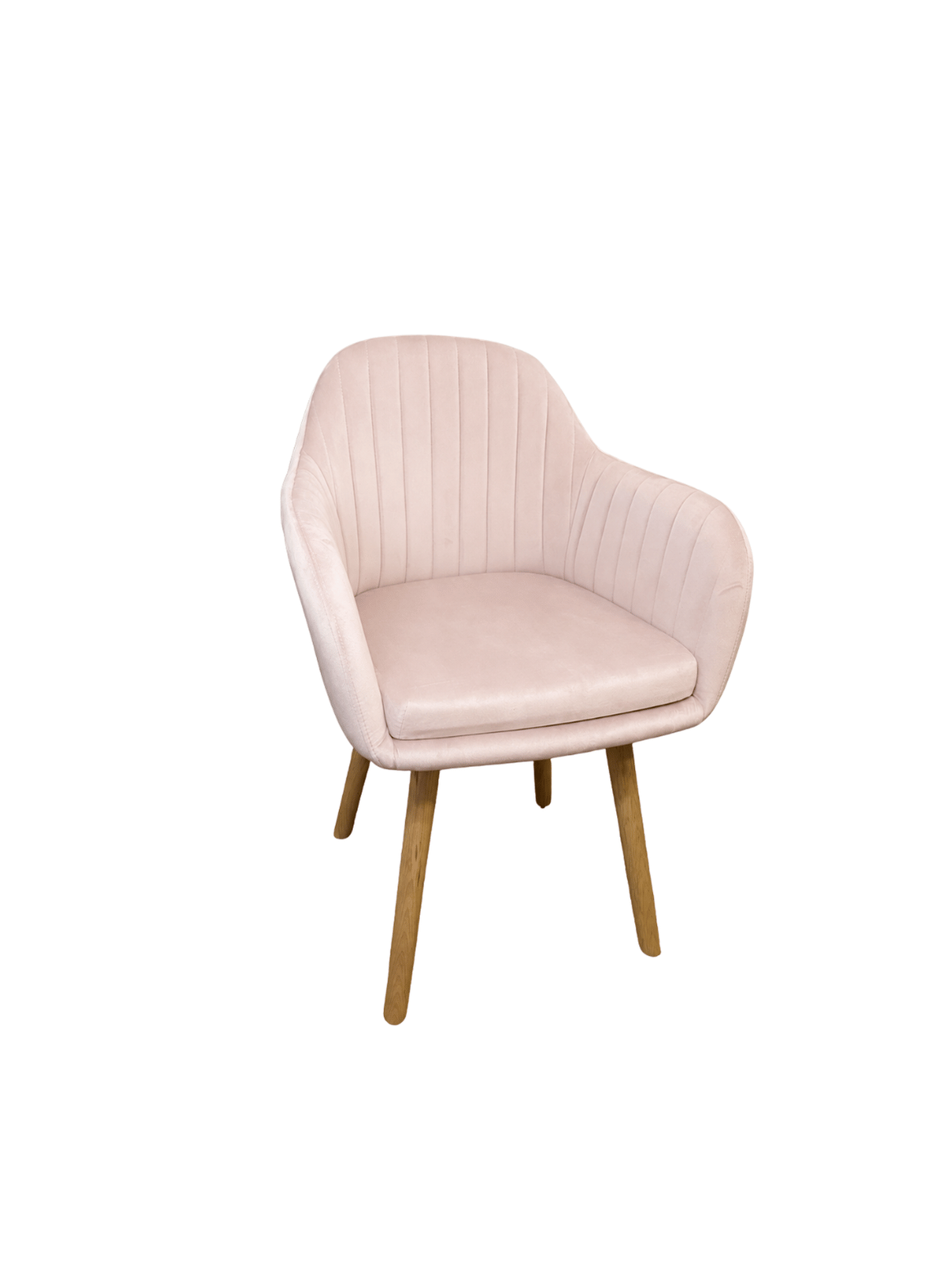  Sitial Poltrona de Terciopelo con Pata de Madera para Living Comedor Diamond-0