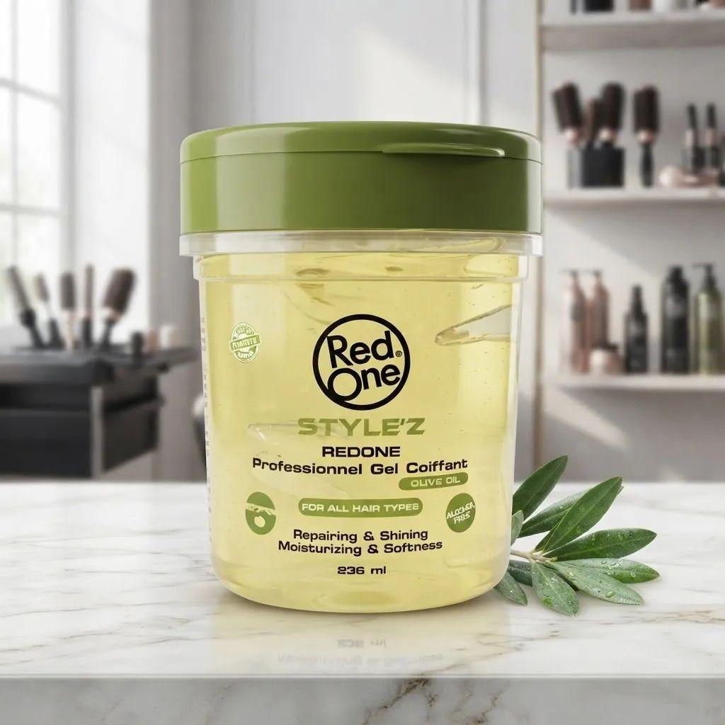 Gel Red One Para Rizos Y Ondulado Olive 236ml-2