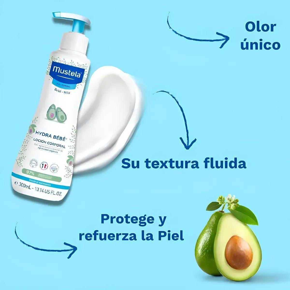 Crema Mustela Hydra Bebe Corporal 300ml-3
