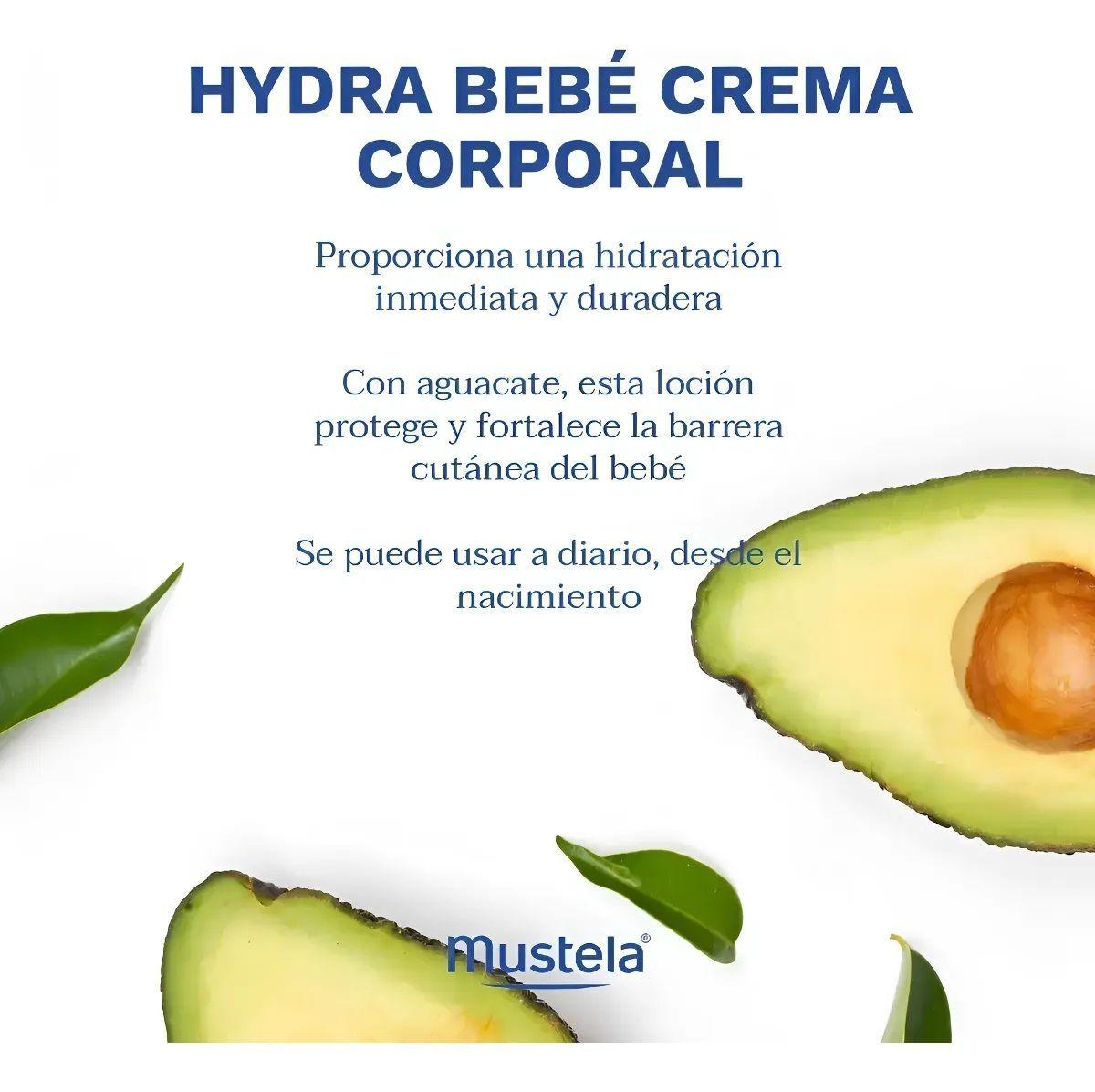 Crema Mustela Hydra Bebe Corporal 300ml-4
