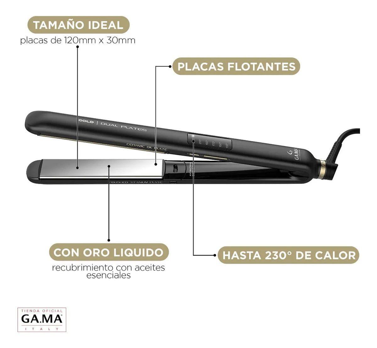 Plancha Gama CP14 Dual Plate Gold LED-3