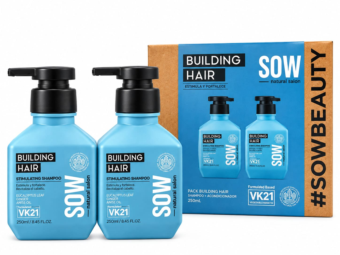 Pack Sow Acondicionador 250ml Shampoo 250ml Stimulating-2