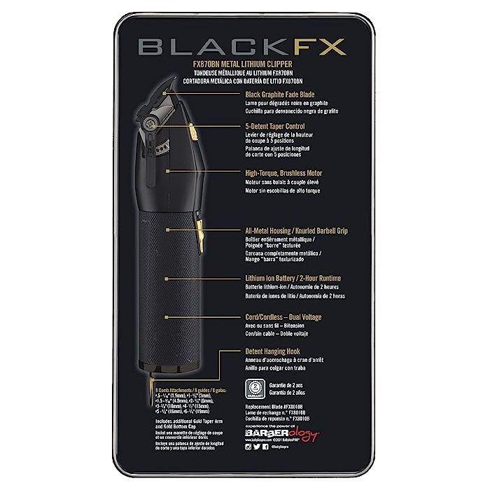 Máquina BabylissPRO Cortadora Clipper B870 Black-3