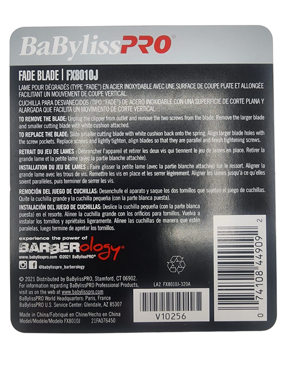 Repuesto BabylissPro Cuchilla Fx8010J-5