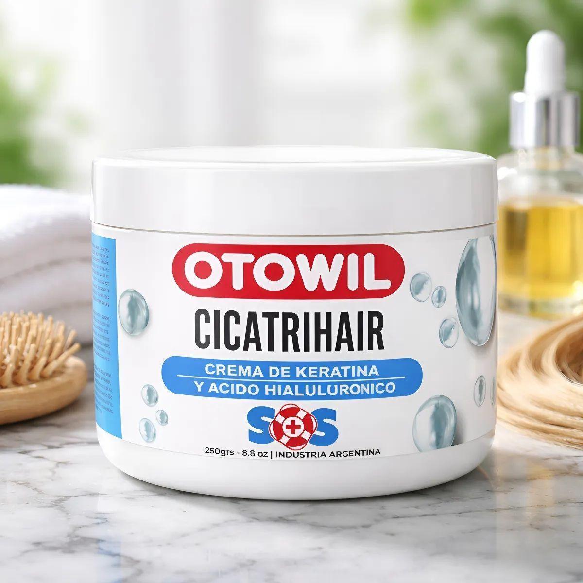 Máscara Otowil Cicatrihair SOS Keratina y cido Hialuronico 250gr-2