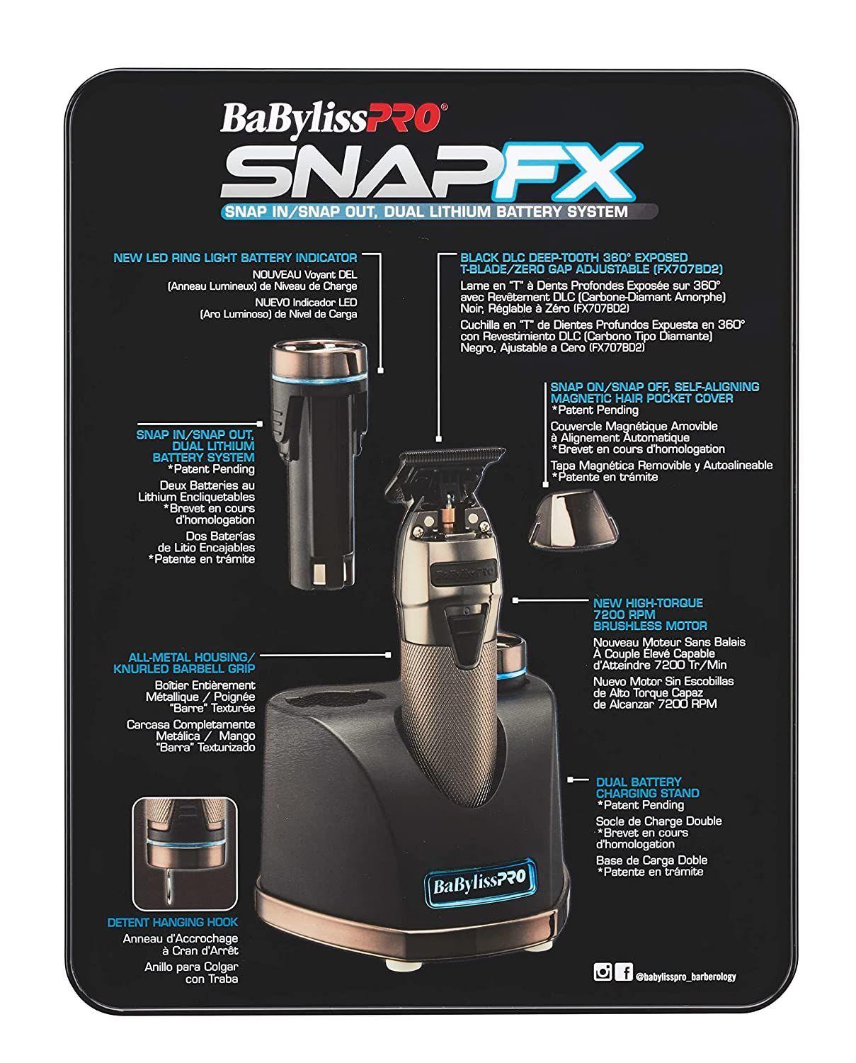 Máquina BabylissPro Trimmer Snap FX797UZ-5