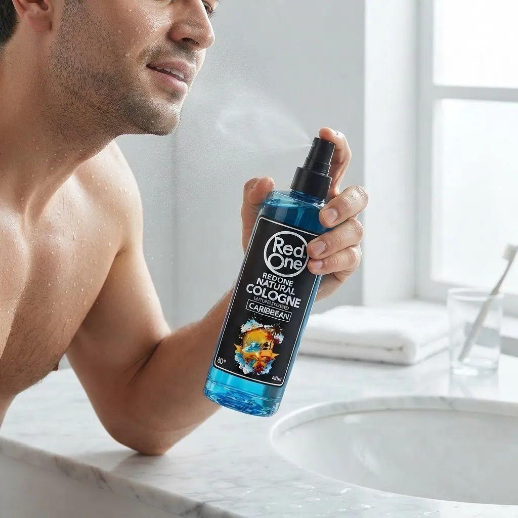 After Shave Red One Spray Caribbean 400ml-2