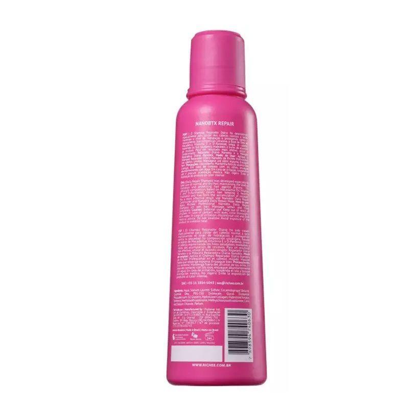 Shampoo Nanobtx Reparador Diario Richee Profesional 250ml-1