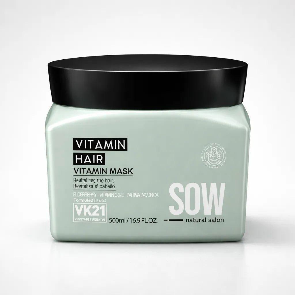 Mascara Sow Vitamin Hair 500ml-4