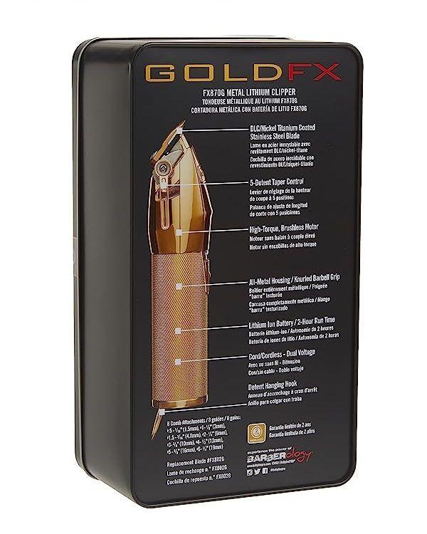 Máquina BabylissPRO Cortadora Clipper B870 Gold-3