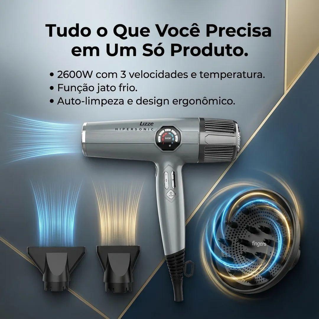 Secador Lizze Hiper Sonic 2600 Watts-3