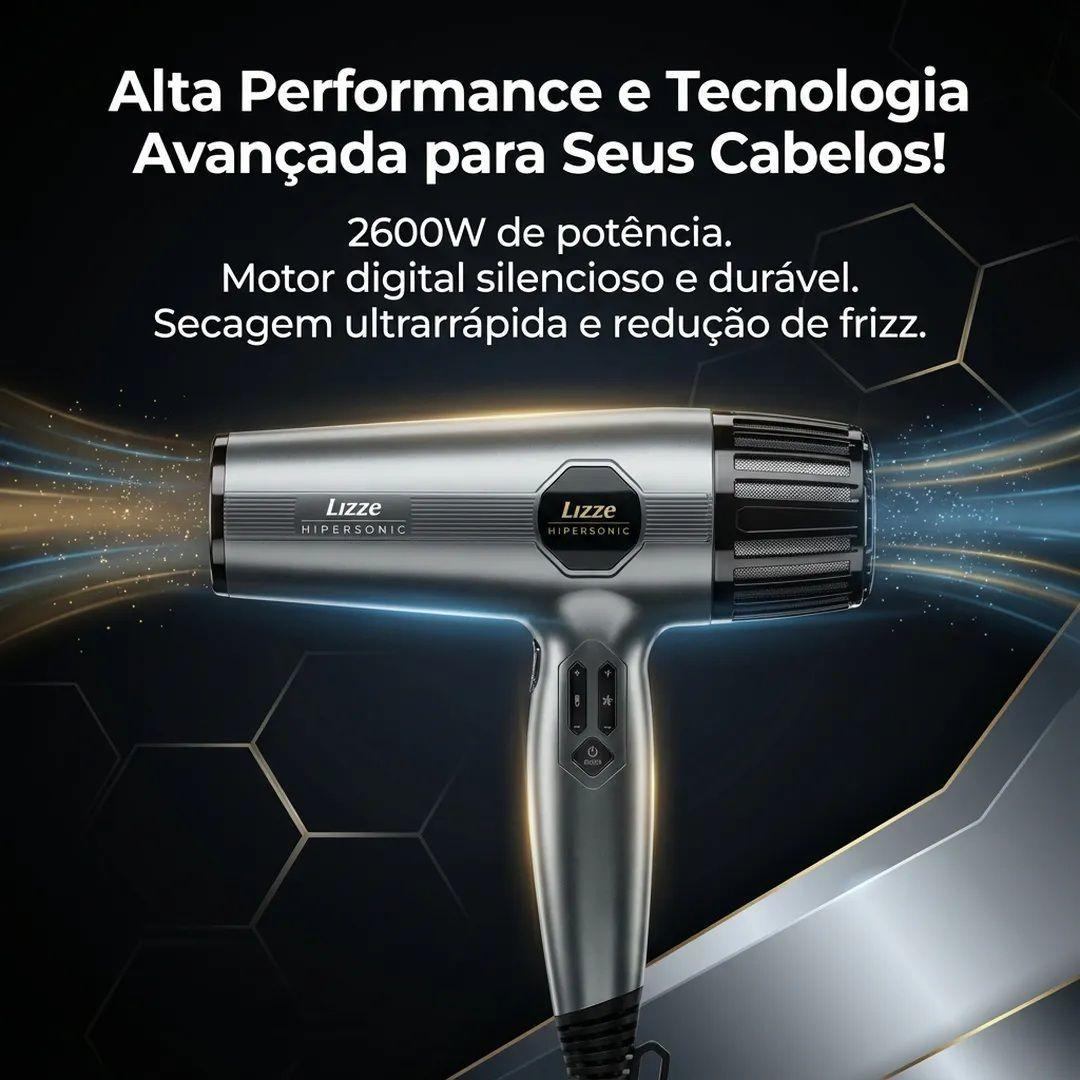 Secador Lizze Hiper Sonic 2600 Watts-4