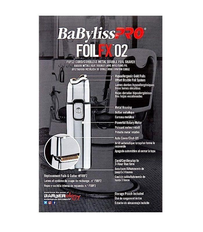 Máquina BabylissPRO Afeitadora Shaver Fx02 Silver-4